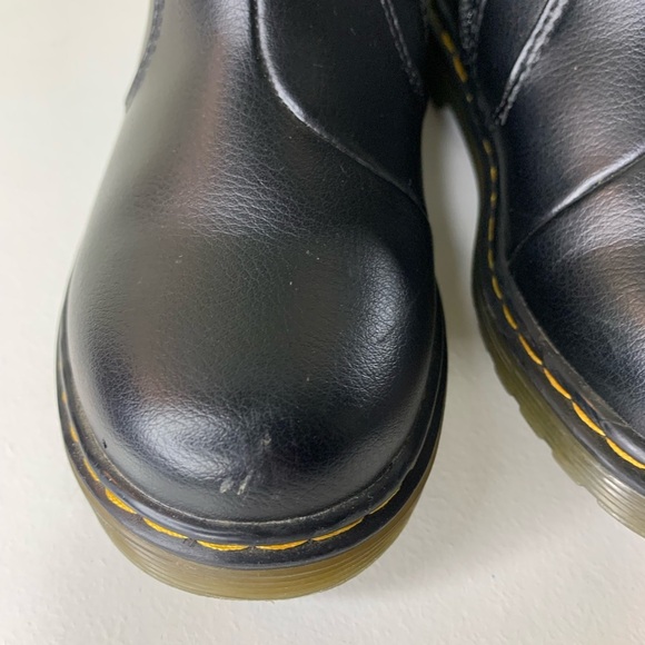 Dr. Martens Black Chelsea Boots with Gold Accents - Picture 7 of 7